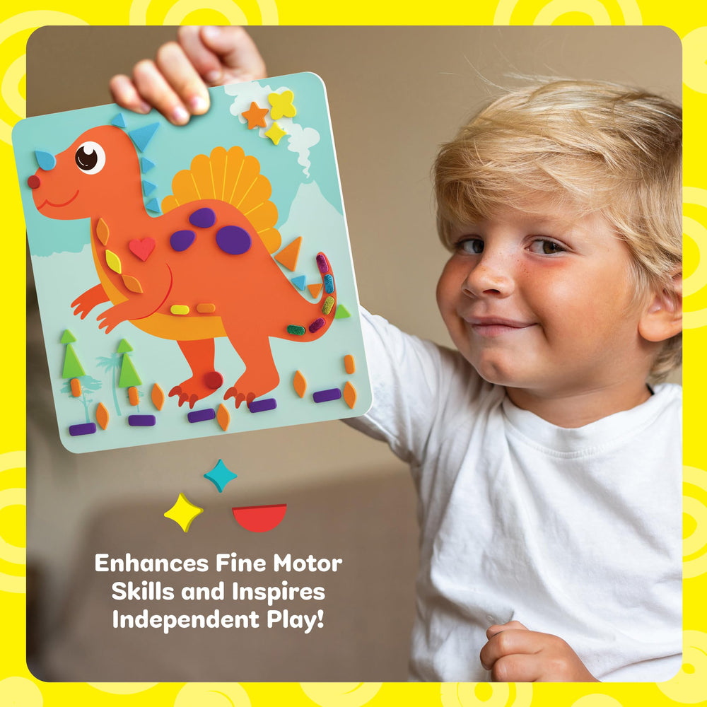 Dan&Darci animal-board craft activity inspires storytelling and independent play.