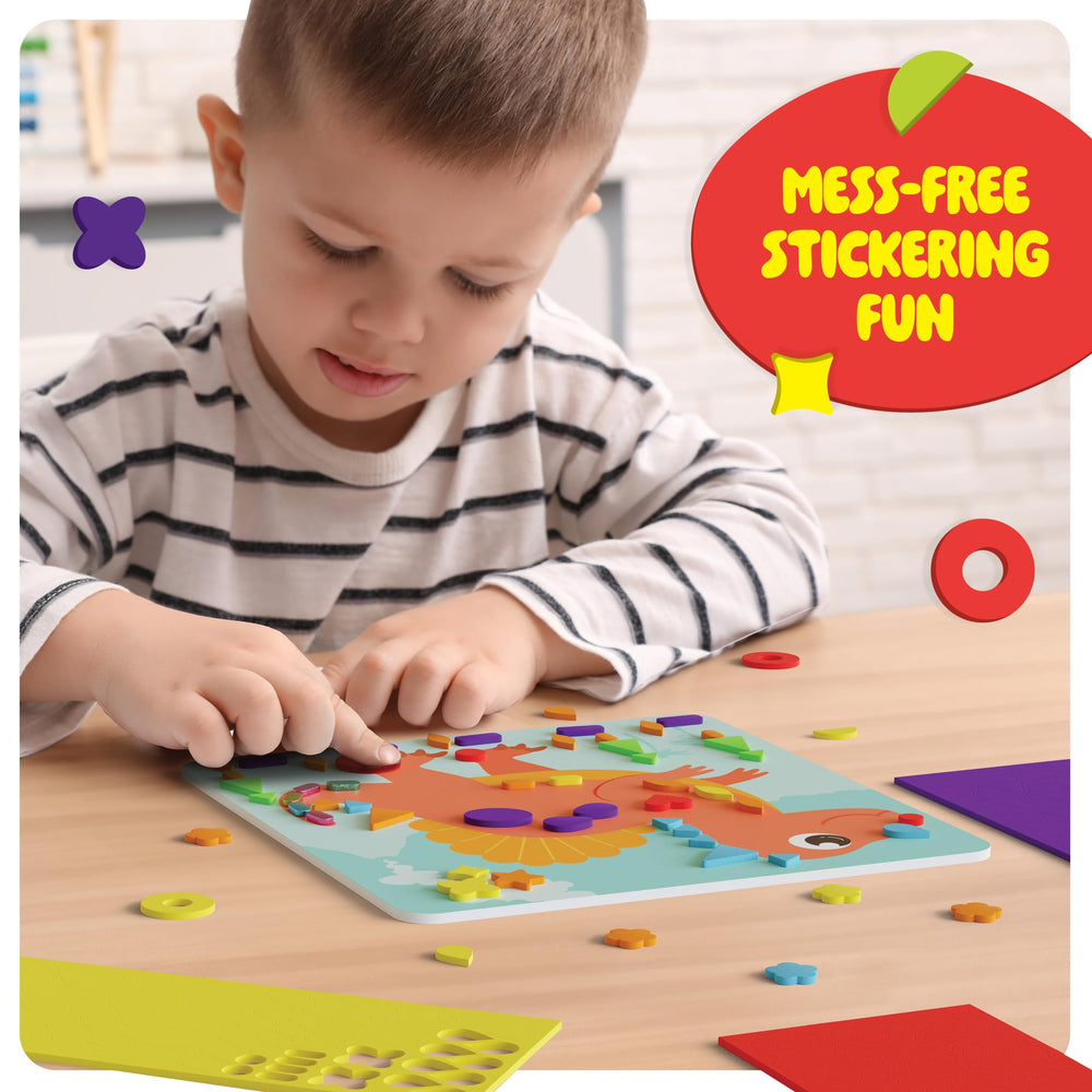 Dan&Darci over 800 colorful foam stickers enhance playful learning and fine motor skills.