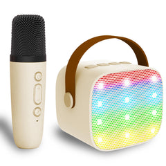 Darkant mini karaoke machine front view, portable design ideal for home parties and family gatherings.