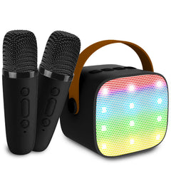 Darkant mini karaoke machine front view for home parties and family fun.