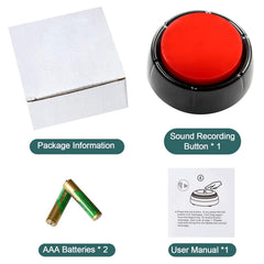 DAUH recordable button packaging and desktop-friendly design.