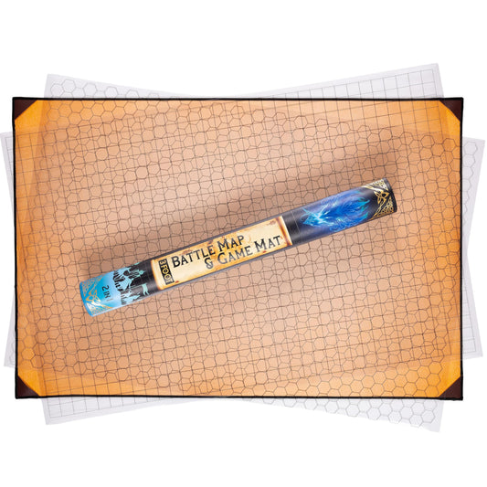 Da Vinci's Room 2-in-1 DND battle map with crease-free flat surface for sessions