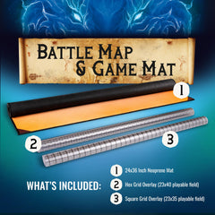 Da Vinci's Room dry erase grid mats enable quick map tweaks