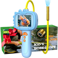 Daxiongmao borescope camera with 2.6ft tube enables real-time exploration for curious kids.