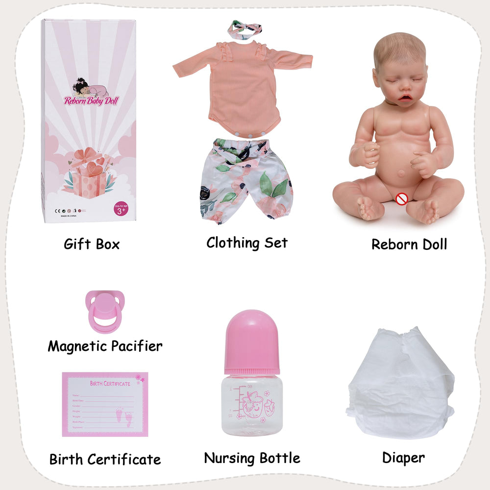 DAYOFF KIDS gift-set includes outfit, pacifier, bottle, and birth certificate for gifting