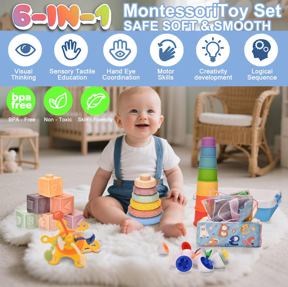 Dazhshun matching eggs encourage color and shape matching play.