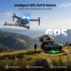 Dazlen GPS Drone 5G FPV shares real-time views from the controller