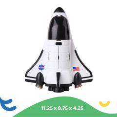 Dazmers space shuttle light-up cockpit enhances realistic pretend play