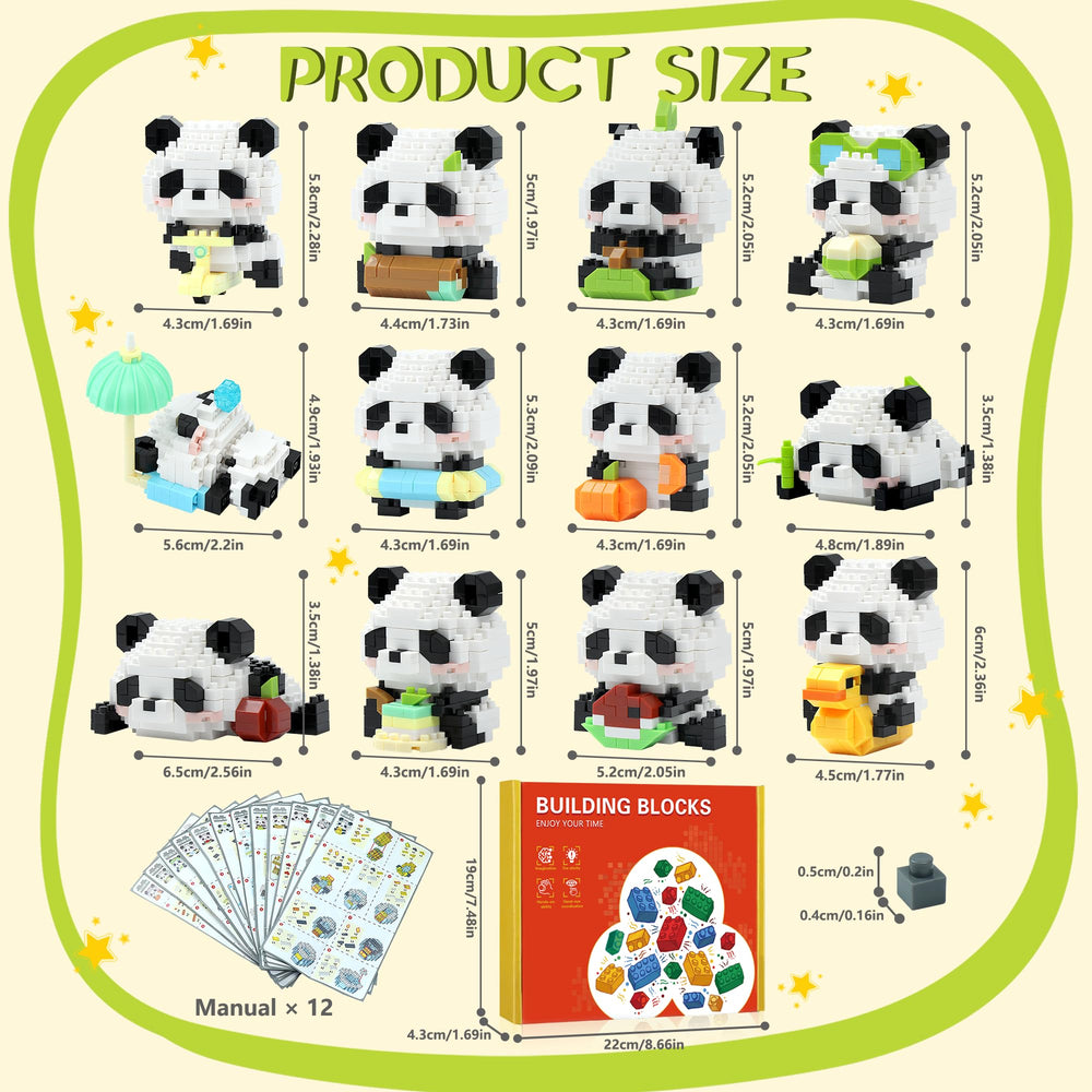 DBPBToU building blocks in panda theme promote collaborative building and imaginative play.