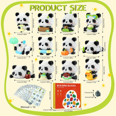 DBPBToU building blocks in panda theme promote collaborative building and imaginative play.