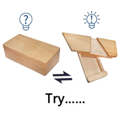 DC-BEAUTIFUL Impossible Puzzle Box bright colors on display to spark curiosity.