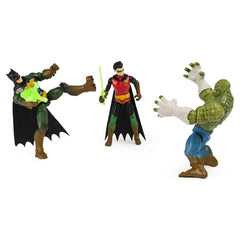 DC Caped Swamp Showdown close-up highlights cape details and figure quality