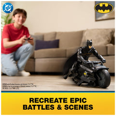 DC Comics Batman 12-inch action figure with 11 articulation points for dynamic poses.