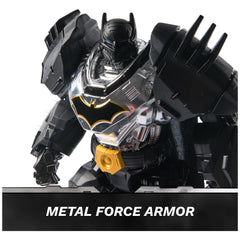 DC Comics Metal Force Batman armor detail showcasing premium craftsmanship