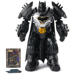 DC Comics Metal Force Batman 12-inch figure on display with dramatic presence