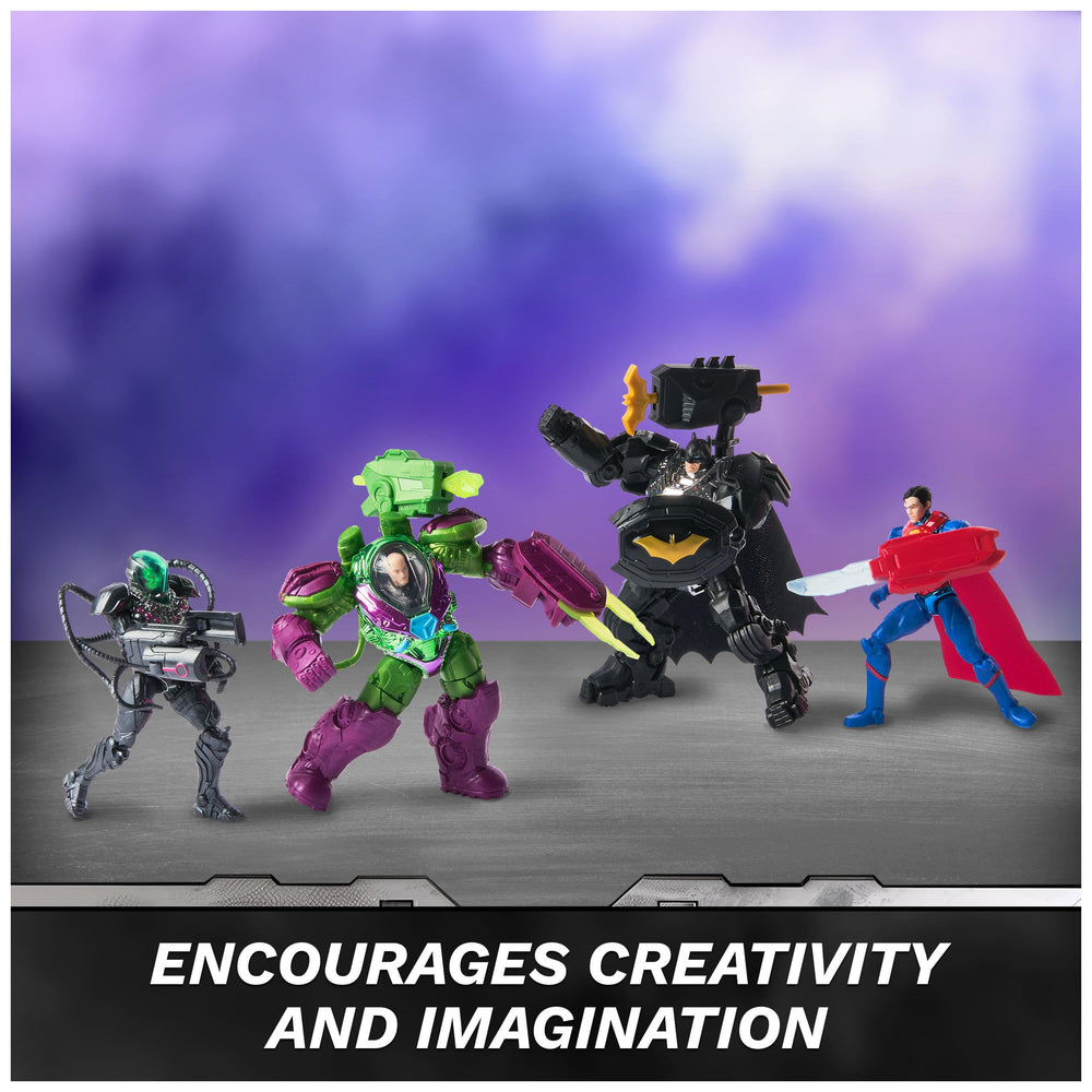Collectible Metal Force cards featuring the four characters