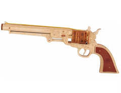 DCLFIRMX M1851 wooden puzzle gun internal mechanisms showcase precise craftsmanship and realism.