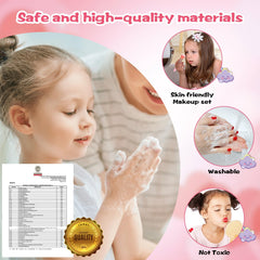 DCMAMA color palette for eyes and cheeks offers gentle, washable fun.