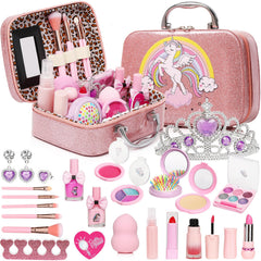 DCMAMA kids makeup kit with mirror for playful pretend beauty.