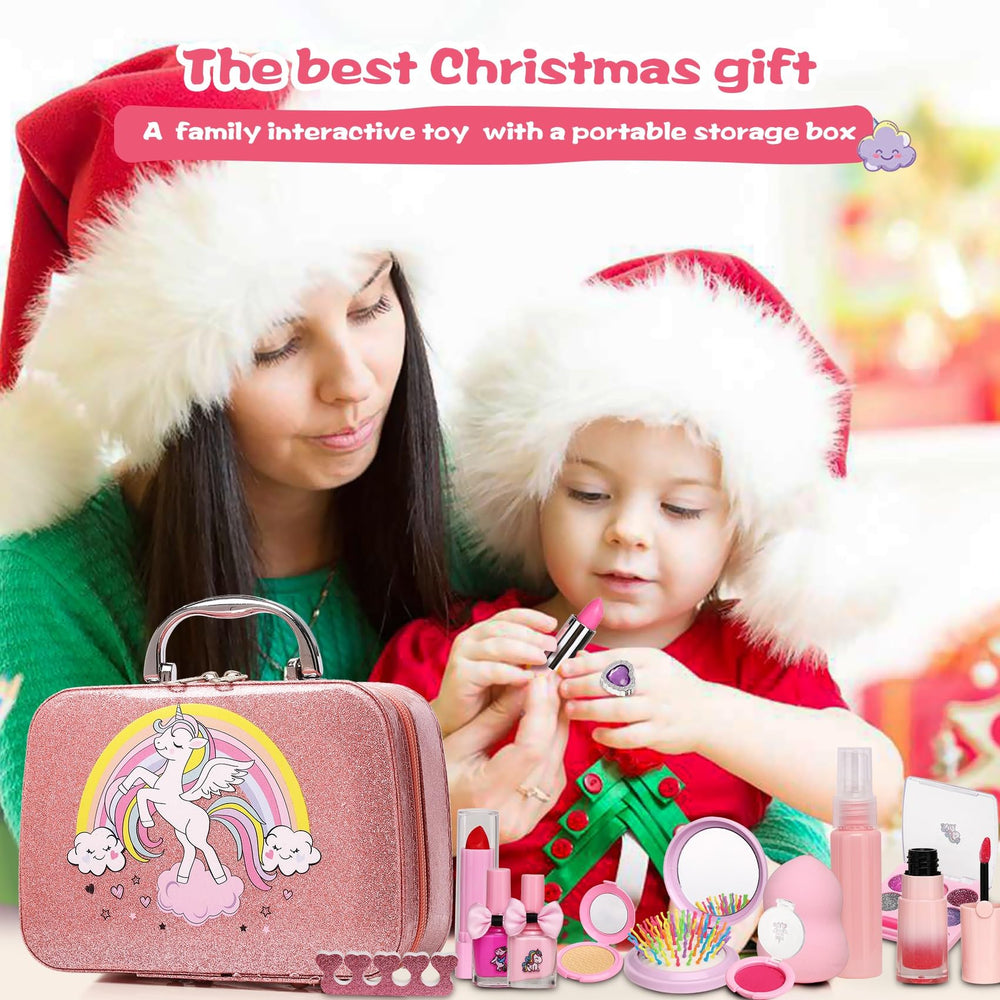DCMAMA princess cosmetics set inspires imaginative dress-up play.