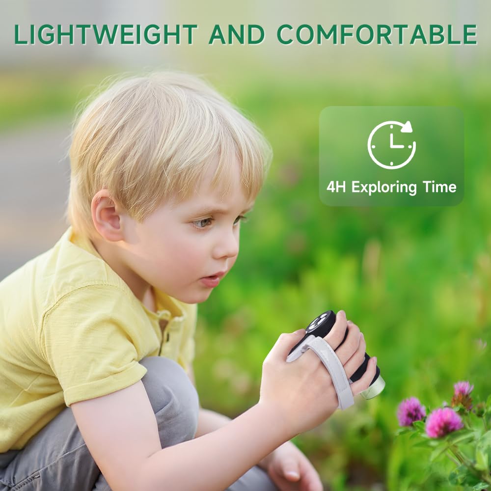 Dcorn Kids Microscope 32GB storage for saving photos and videos