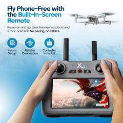 Foldable design of the DCX Volo X EZ for easy travel and packing.