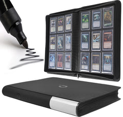 D DACCKIT Toploader Binder front cover in classic black for display