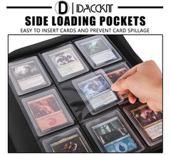 D DACCKIT binder sleeves closeup highlights crystal-clear card visibility