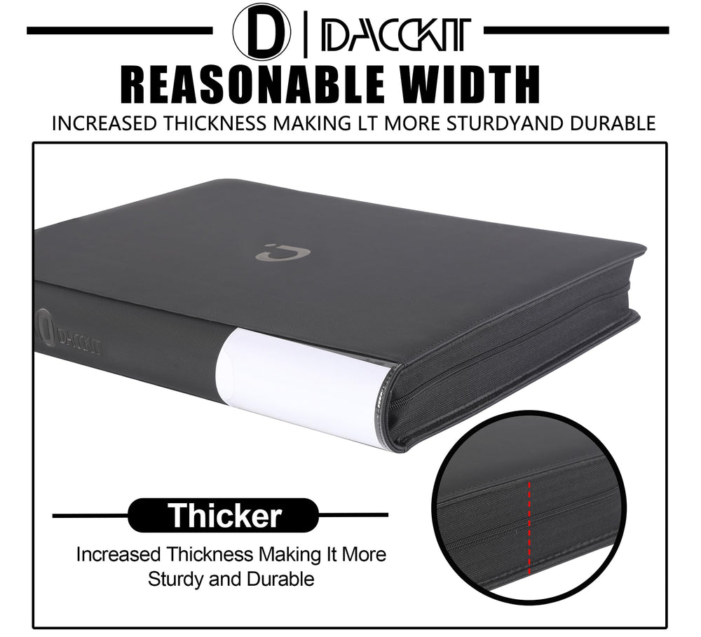 D DACCKIT Toploader Binder in use on a display shelf