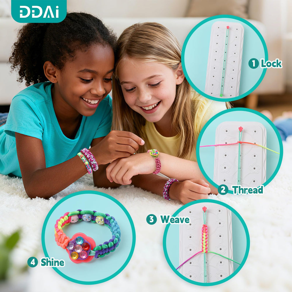 DDAI finished bracelet with gems showcases a glittery wearable accessory