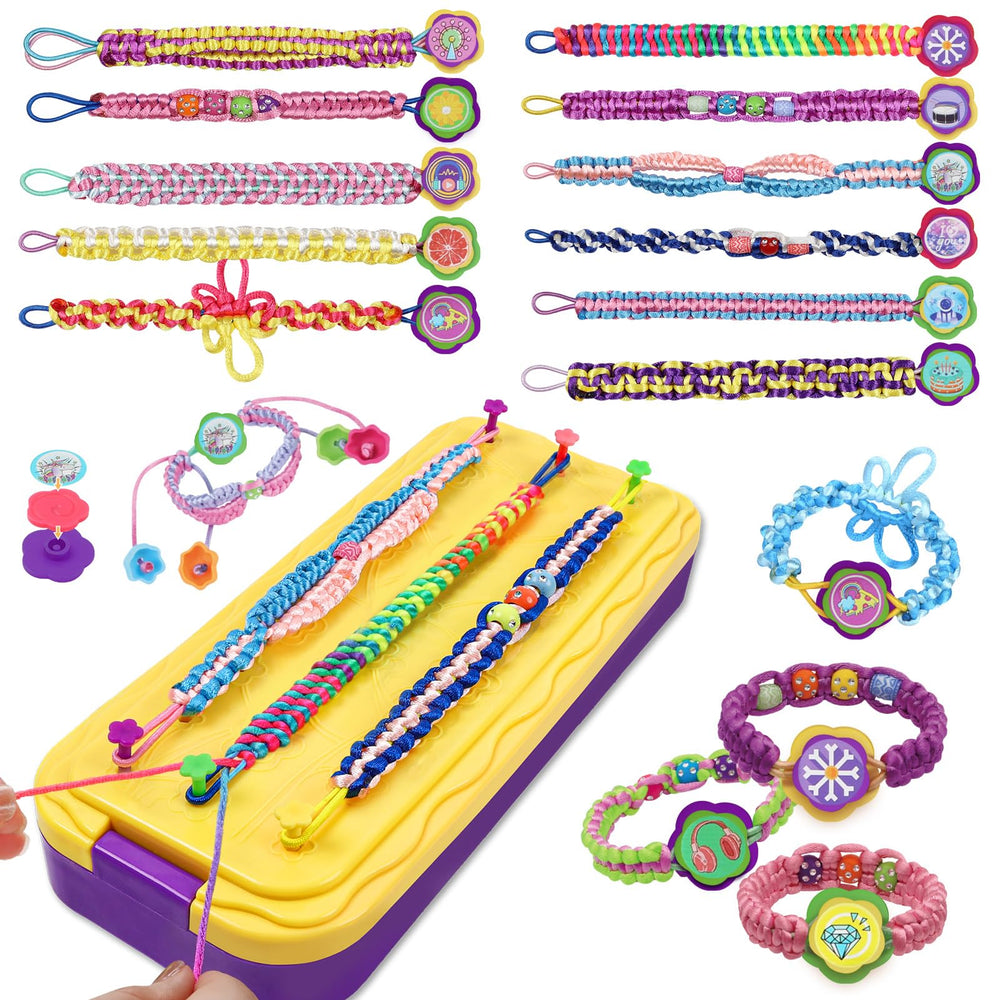 DDAI bracelet kit colors showcase a vibrant palette for creative crafts