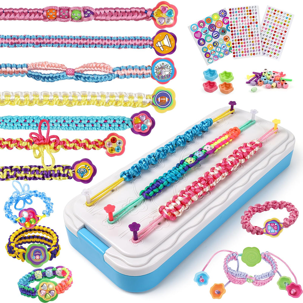 DDAI friendship bracelet kit open box aids quick-start creativity for kids
