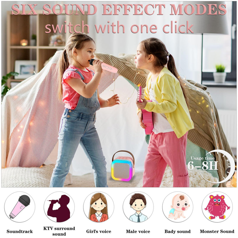 DEABOLAR disco ball strobe lamp with 7 modes enhances party atmosphere.