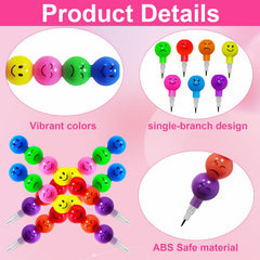 Dealot emoji pencils in bright colors perfect for Valentine exchanges