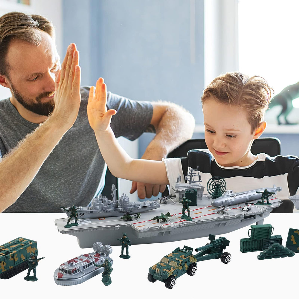 deAO 18 inch military playset perfect for hands on imaginative play
