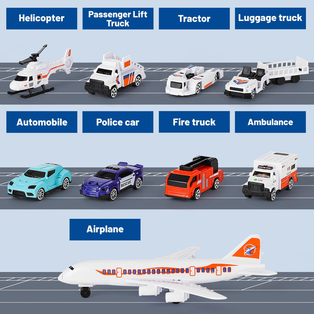 deAO aircraft trailer and lift to support loading and storage play