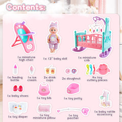 deAO baby mobile to spark visual stimulation during play.