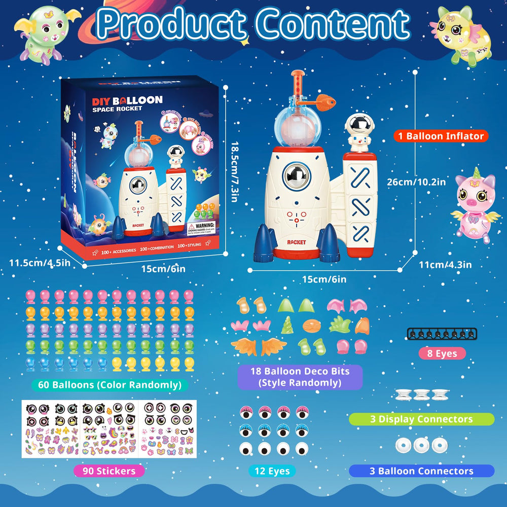DeAO DIY Balloon Kit QR video tutorials guide quick, kid-friendly crafting sessions.