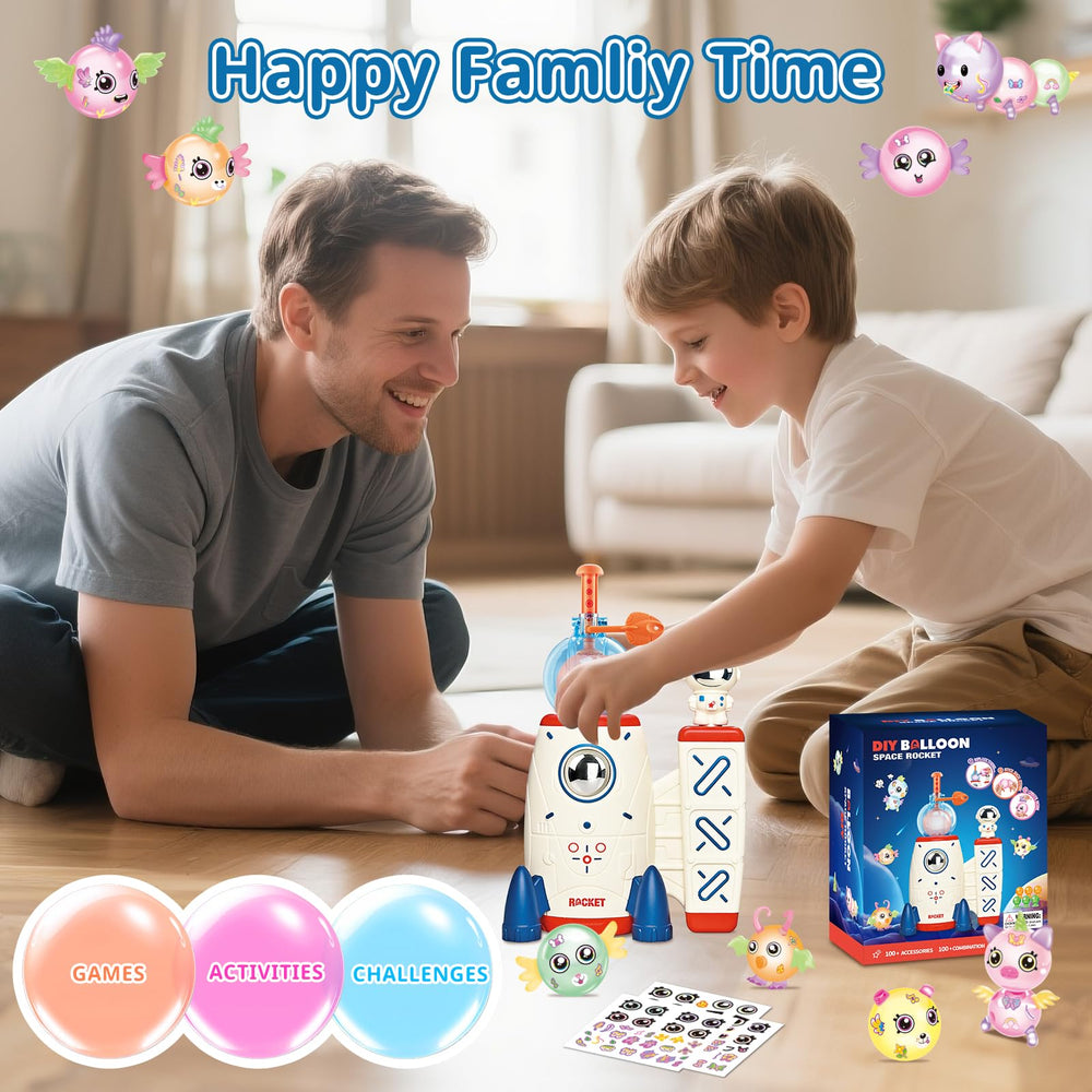 DeAO DIY Balloon Kit space-themed designs invite kids to imagine and create.