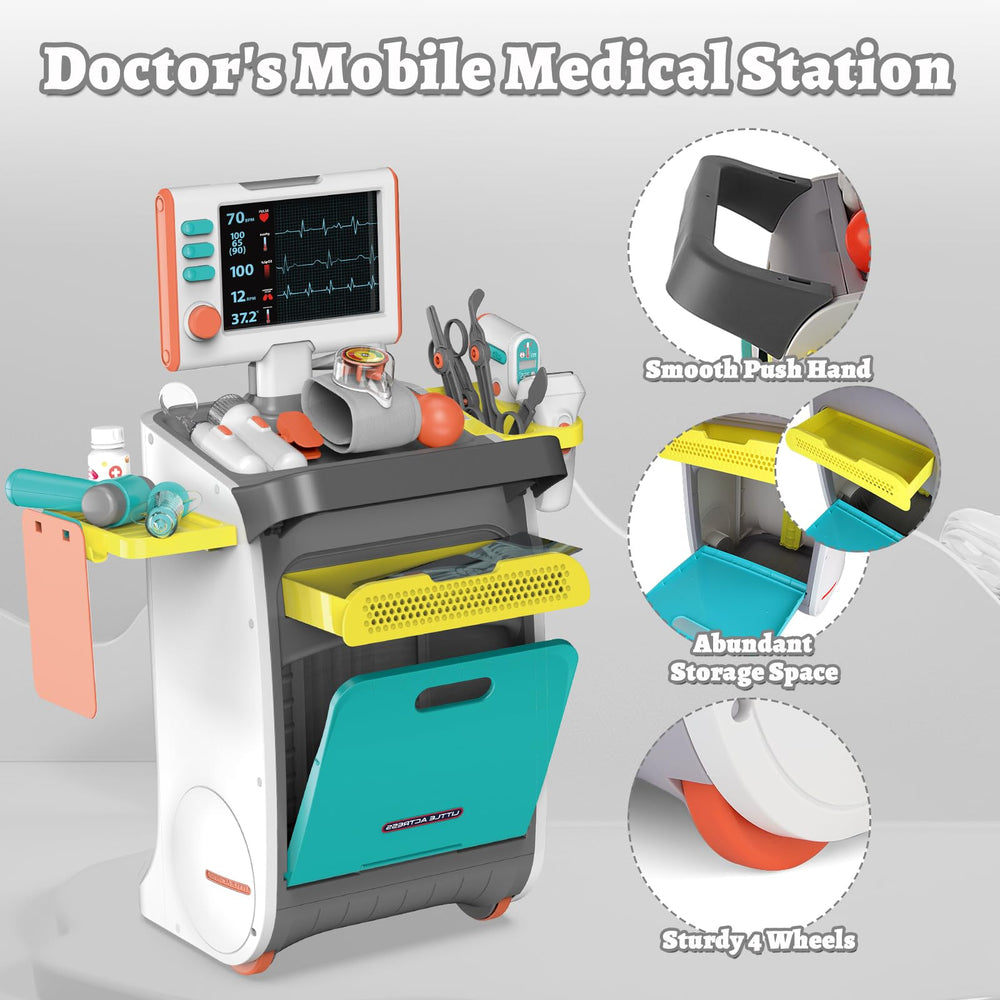 deAO Doctor Kit stethoscope for authentic pretend medical checks during playtime.