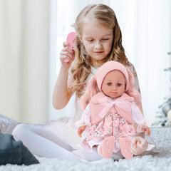 deAO vanity accessories including mirror and combs for grooming pretend play