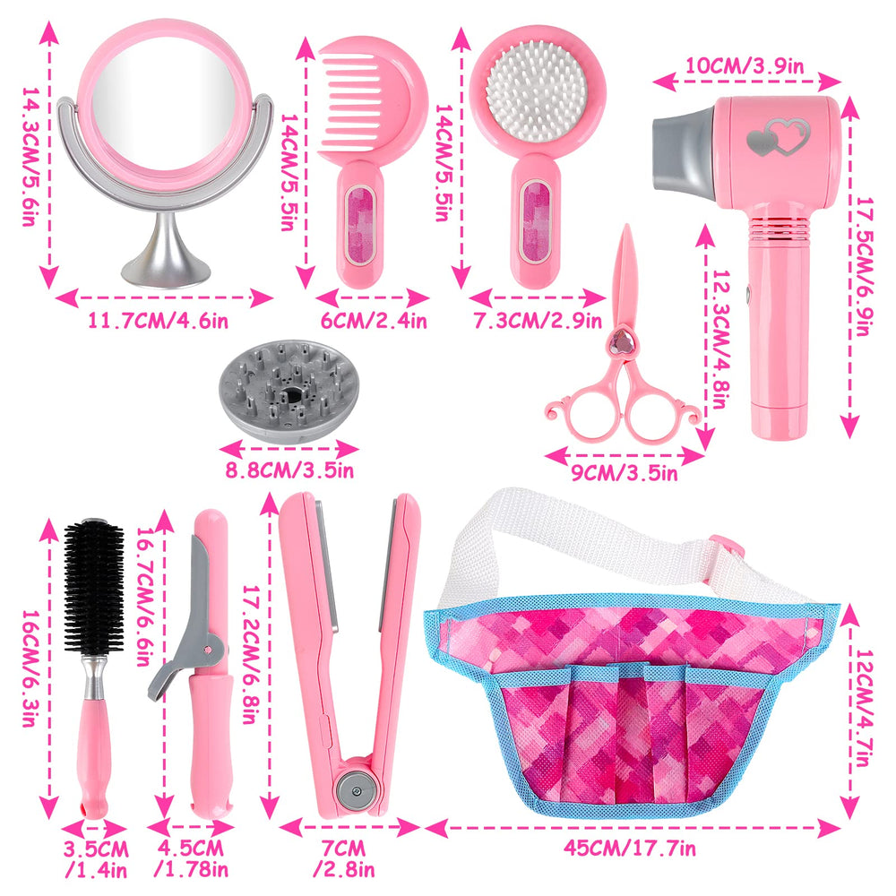deAO kids play beauty salon set sparks imaginative storytelling and social play.