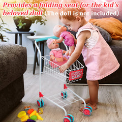 deAO versatile play cart for shopping trips, yard play, and organizing toys at home.
