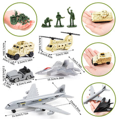 deAO Military Base Set base gate enhances realistic access points.