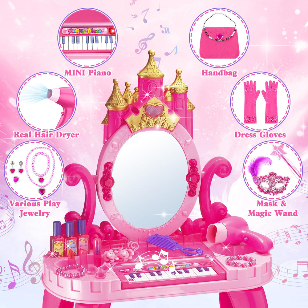 deAO toy makeup kit sparks creative role-play and dressing up.