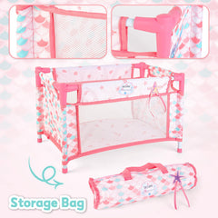 deAO travel bag keeps accessories organized during on-the-go play.