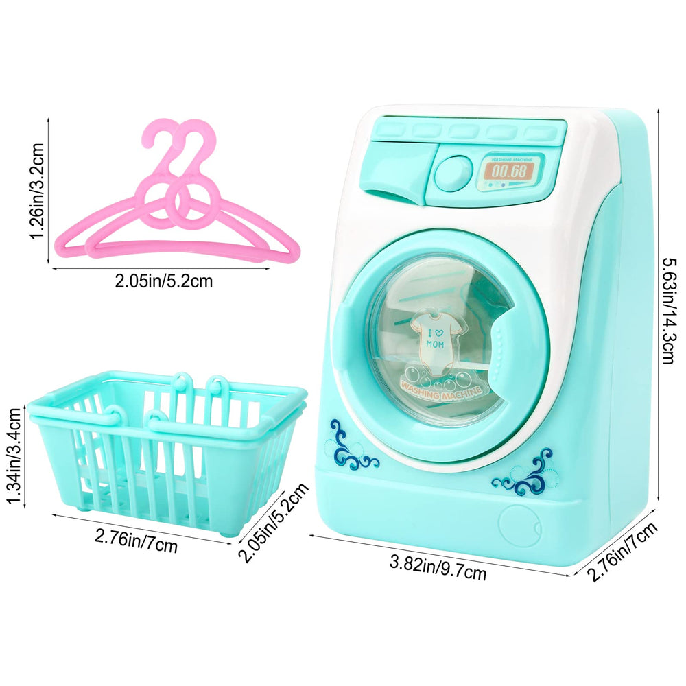 deAO washing machine toy is a gift-ready dollhouse accessory.