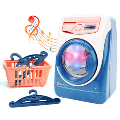 deAO washing machine toy with realistic sounds enhances pretend play realism