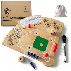Deartisan Baseball Board Game with oak construction for premium family play