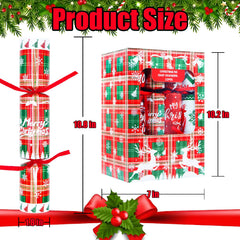 Decodinli Christmas crackers are ready-to-use, offering instant festive fun without setup.